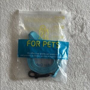 Vibrant Blue Leash for Cat or Dog